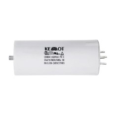 Condensator motor 100uf 450v surub foto