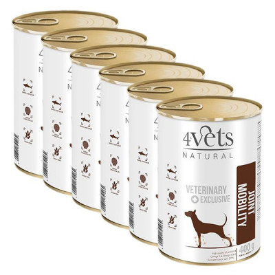 4Vets Natural Veterinary Exclusive JOINT MOBILITY 6 x 400 g foto