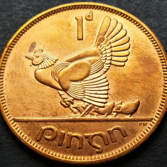 Moneda istorica 1 PENNY / PINGIN - IRLANDA, anul 1968 * cod 2338 = UNC + LUCIU