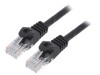 Patch cord UTP Cat6 CCA PVC Negru 5m, Gembird