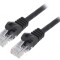 Patch cord UTP Cat6 CCA PVC Negru 5m