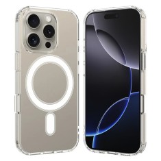 Husa iPhone 16 Pro Max Techsuit MagSafe Pro, transparenta foto