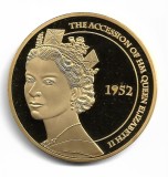 2012 Queens Diamond Jubilee - ACCESSION OF HM QUEEN ELIZABETH II - 50mm Medalie, Europa, Cupru-Nichel