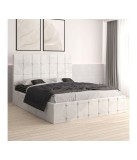 Pat Ven03 Alb + Saltea Lux Ortopedica 160x200cm