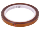 Bandă termorezistentă 0,07mm 62% ambră -73&divide;260&deg;C