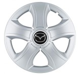 Cumpara ieftin Set 4 Capace Roti Bis Gri R15, pentru Mazda, Autohelix MSA