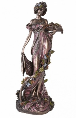 Statueta Art Nouveau cu o femeie AN10325A4 foto