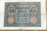 BNKSTR03DE Bancnotă Veche Germania 100 Mark 1920 (Reichsbanknote), Republica de la Weimar, Medalioane Portret, Colecție Numismatică