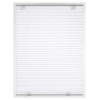 Jaluzele pliante opace Gardinia Plisse Solo cu ventuze, alb, 80 x 130 cm, 32921 - RESIGILAT