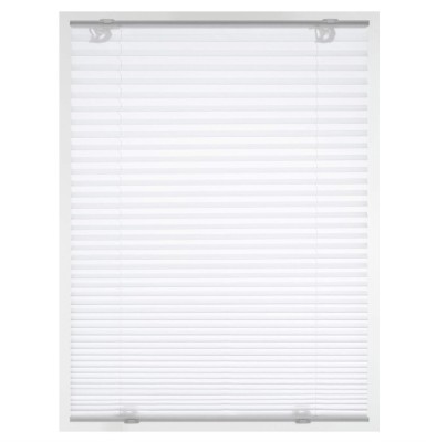 Jaluzele pliante opace Gardinia Plisse Solo cu ventuze, alb, 80 x 130 cm, 32921 - RESIGILAT foto