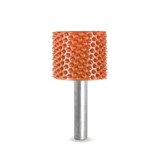 Valec s Hladk&yacute;m čelom pr -13mm stopka 6mm , Granulatie Saburr FOARTE ASPRA - PORTOCALIE