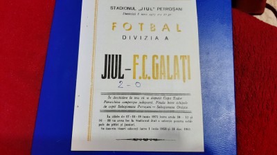 program JIul - FC Galati foto