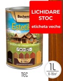 Cumpara ieftin Lazura lemn BOCHEMIT ESTETIK CLASIC 1L TEC, protectie UV