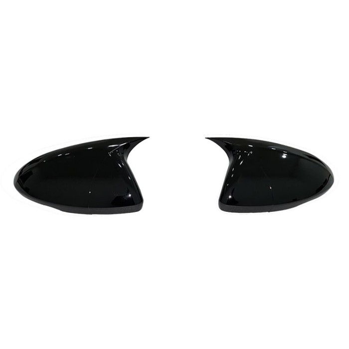 Capace oglinzi Batman style Opel Astra K 2015-2022 negru lucios