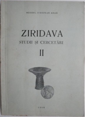 Ziridava II. Studii si cercetari foto