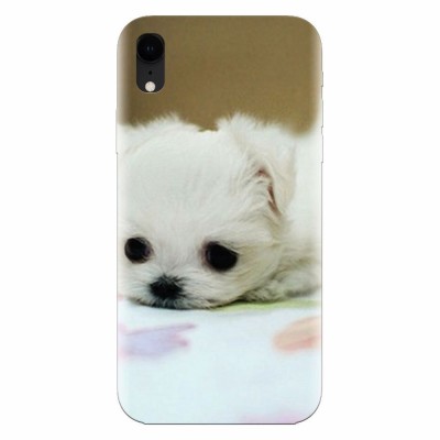 Husa silicon pentru Apple Iphone XR, Puppies 001 foto