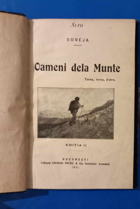 Oameni dela munte - Soveja-Ediția a II-a