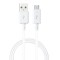 Cablu de date Samsung Micro-USB, 1.5m, 2A, alb, bulk, ECB-DU4EWE