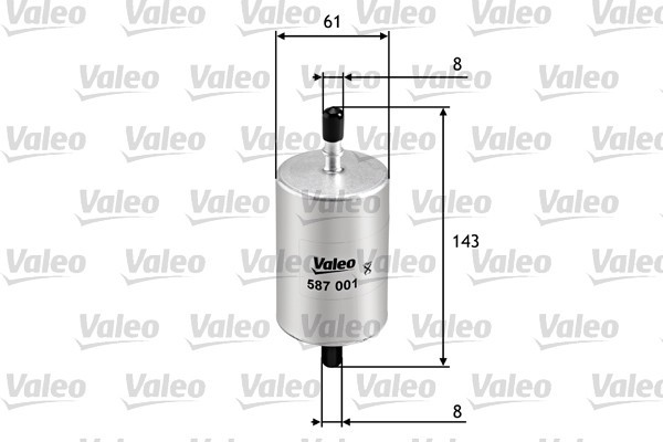 VALEO 587001 filtru combustibil