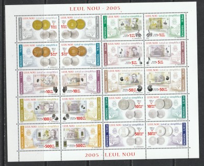 Romania 2005 - #1687 Leul Nou M/S 1v MNH foto