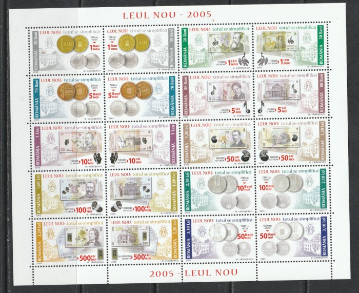 Romania 2005 - #1687 Leul Nou M/S 1v MNH