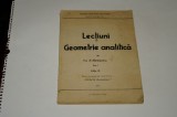 Lectiuni de geometrie analitica - N. Abramescu - Fasc. 1 - Editia IV - 1947