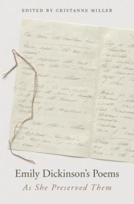 Emily Dickinson&amp;#039;s Poems: As She Preserved Them foto