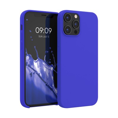 Husa pentru Apple iPhone 12 Pro Max, Silicon, Albastru, 52644.134 foto