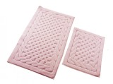 Cumpara ieftin Set 2 Covorase de Baie Bambi Pudra (Bumbac 100%), Chilai Home
