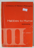 HOBBES TO HUME . A HISTORY OF WESTERN PHILOSOPHY by W.T. JONES , 1969 , SUBLINIATA CU MARKERUL *