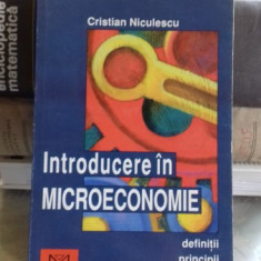 Introducere in Microeconomie , Cristian Niculescu , 1997