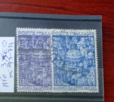 TS21 - Timbre serie Italia 1950 Mi 793-794