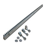 Cumpara ieftin Cremaliera Metalica Zincata 30x12 mm, 1M, MOTORLINE, pentru Porti Culisante, Uz Intensiv, pana la 2000KG