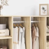 vidaXL Șină pentru dressing 12 pcs Argintiu 764 x 15 x 29 mm 864878