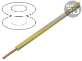 Cablu Electric 2.5mm&sup2; PVC Galben-Gri 300/500V