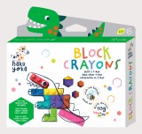 Cumpara ieftin Creioane cerate interconectabile Block Crayons - Dinozaur T-Rex, Haku Yoka, Avenir