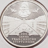 534 Germania 10 mark 1998 Francke Foundations in Halle - D - km 194 UNC argint, Europa