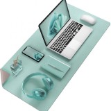 Mouse pad, covoras de birou impermeabil, rezistent la pete, fata-verso, verde menta, JollyMag, MP47WZ1 50x80 cm