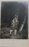 Fotografie tip Carte postala, Doua prietene la Calimanesti 1927
