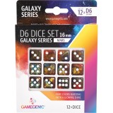 Set 12 Zaruri Gamegenic - Galaxy Series - D6 16 mm - Nebula