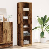 Gossi sifonier, lemn vechi, 50x50x200 cm, lemn prelucrat