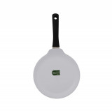 Cumpara ieftin Tigaie clatite cu inductie, BergHOFF, aluminiu cu invelis ceramic, d25 cm, non-stick, Alb/Negru