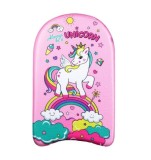 Placa de inot , Imprimeu Unicorn, Spuma, 45x26 cm