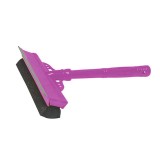 Cumpara ieftin Racleta din cauciuc si burete pentru curatat geamul, roz, MR723, 21 cm