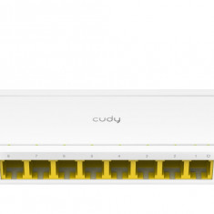 Switch Desktop 8 porturi 10/100Mbps, alb, Cudy FS108D