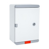 Cutie distributie IP67 din ABS gri, usa mata, placa metalica, 200x300x130 mm PD203013 SafetyGuard Surveillance