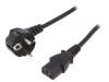 Cablu Alimentare Negru 2.5m CEE 7/7 la IEC C13, Digitus