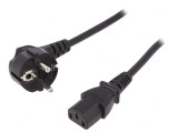Cablu Alimentare Negru 2.5m CEE 7/7 la IEC C13, Digitus