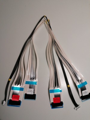 Panglici Cabluri EAD64666324 EAD64666323 Din LG 70NANO756PA Ecran HC700DQG-VHDAA-A14X foto