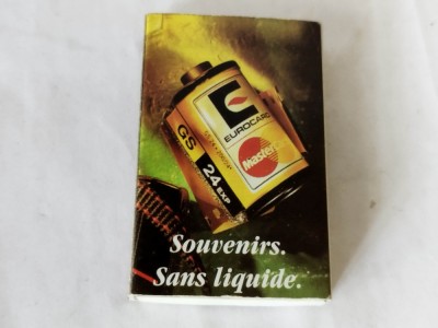 bnk div - Cutie cu chibrituri - Elvetia - Eurocard Mastercard foto